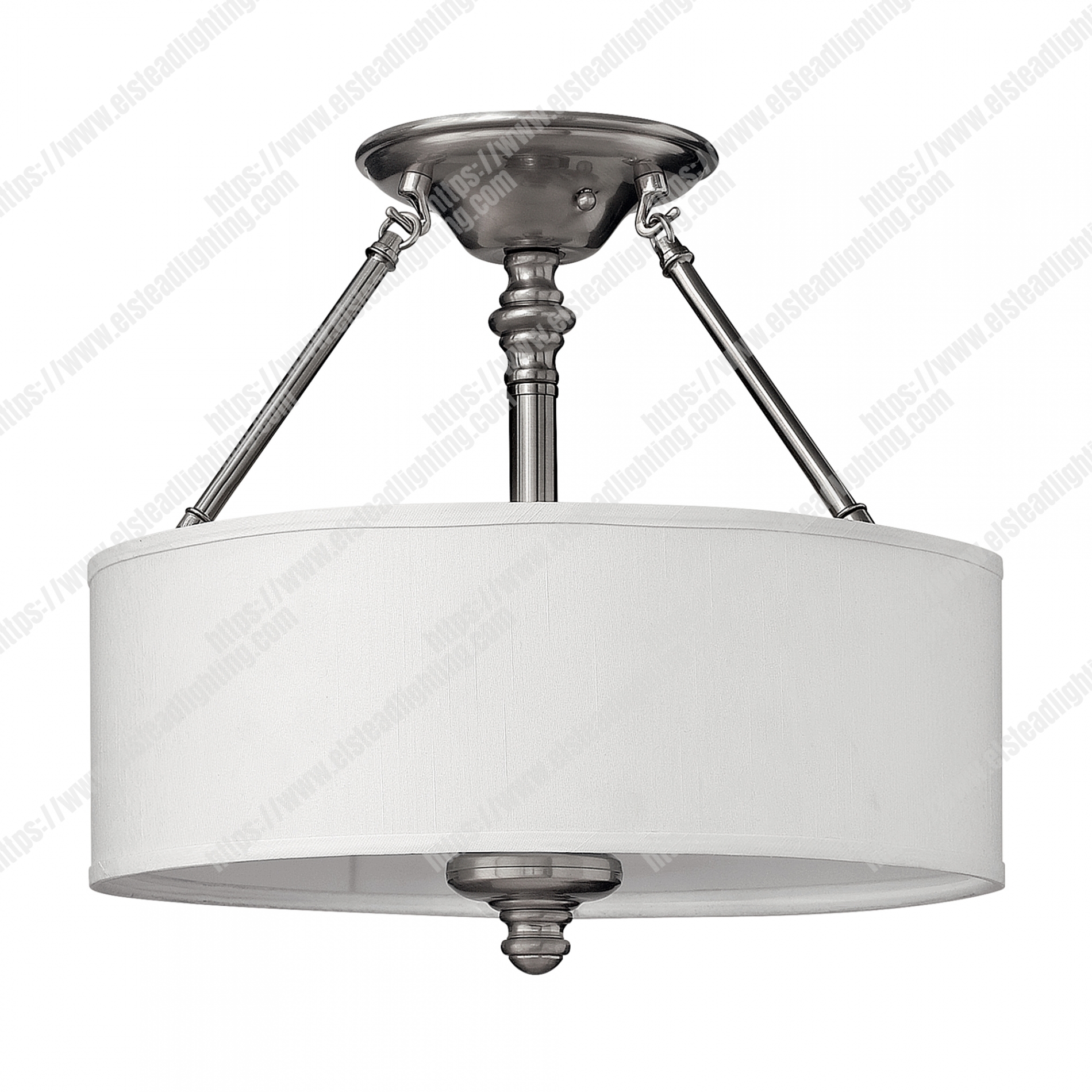 Sussex 3 Light Semi-Flush