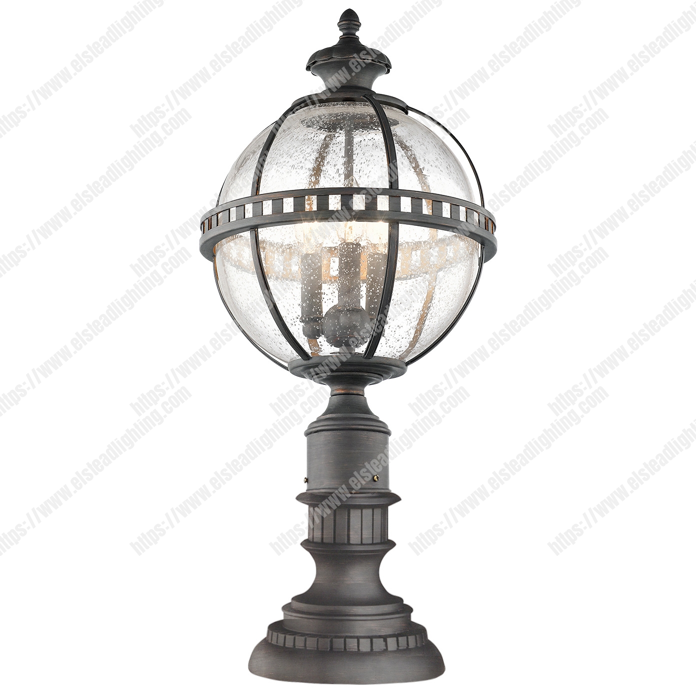 Halleron 3 Light Pedestal Lantern