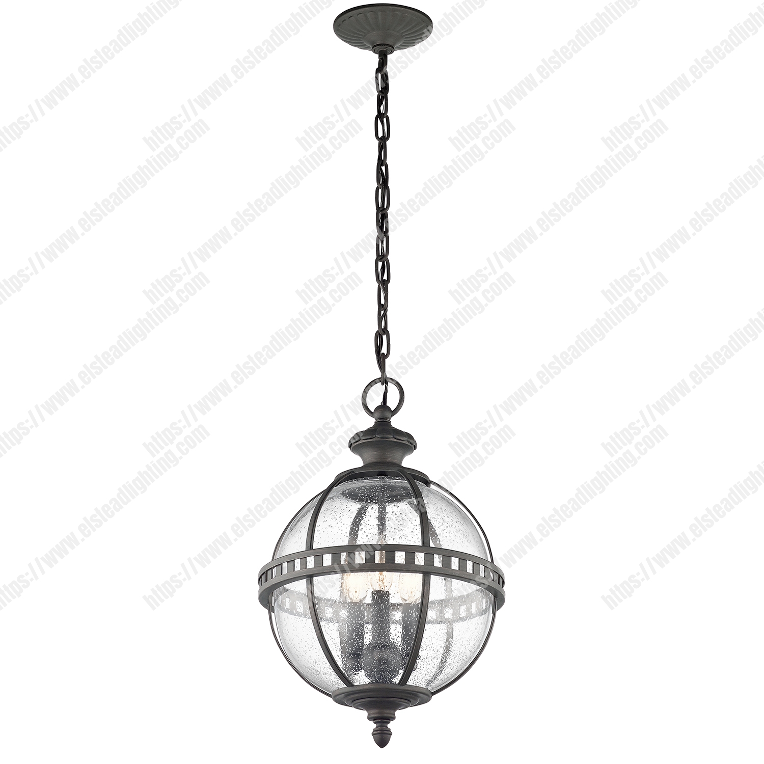 Halleron 3 Light Chain Lantern