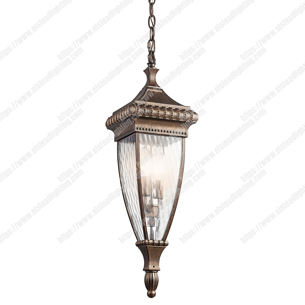 Venetian Rain 2 Light Chain Lantern