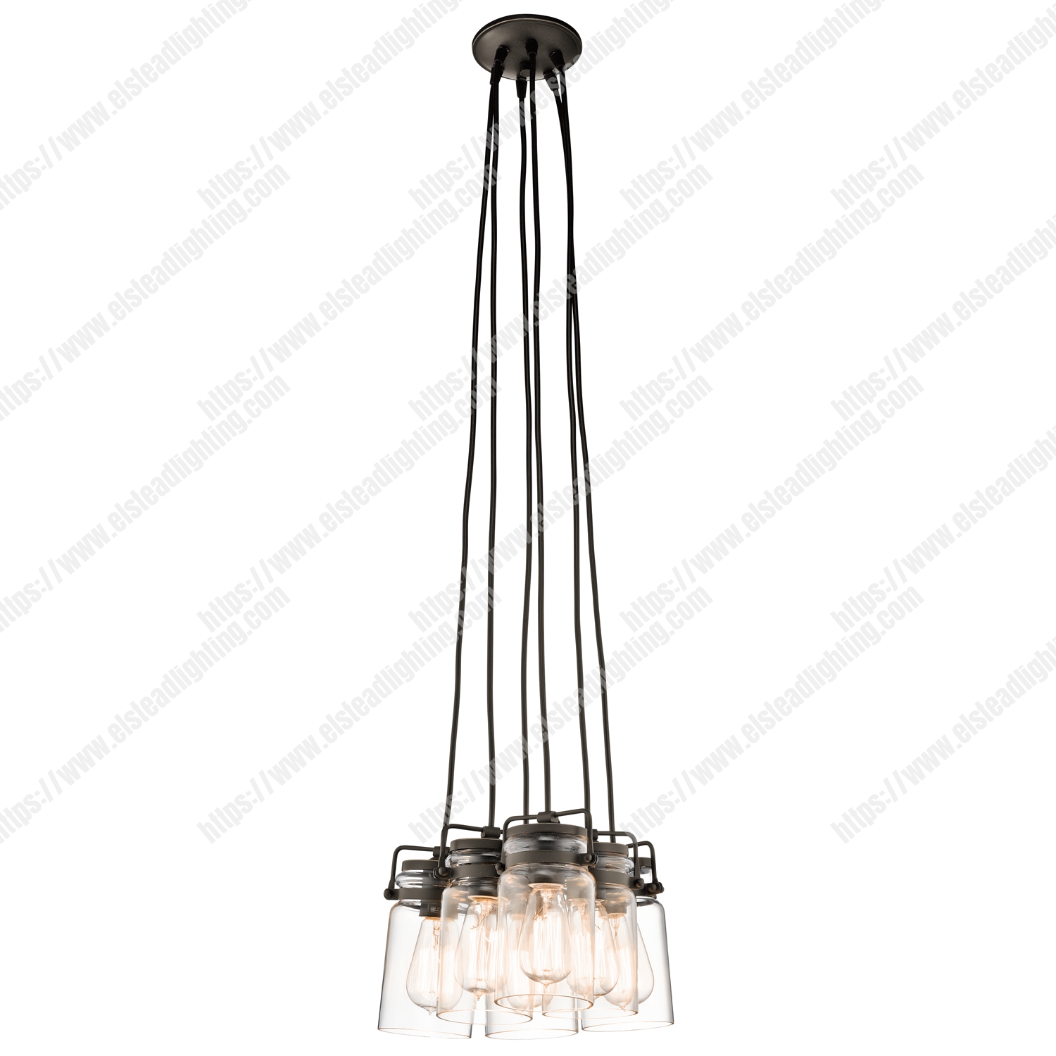 Brinley 6 Light Pendant – Olde Bronze