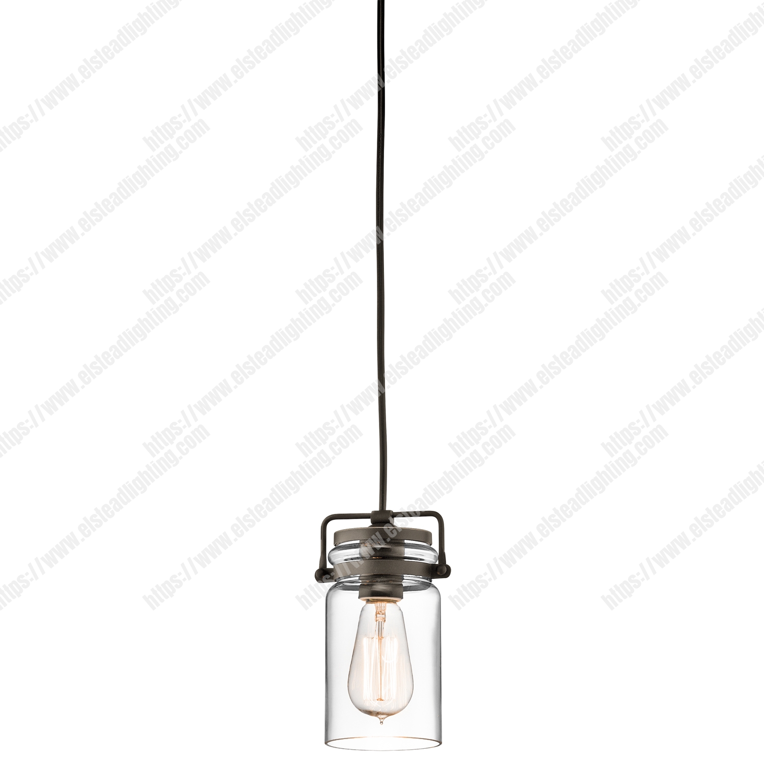 Brinley 1 Light Mini Pendant – Olde Bronze
