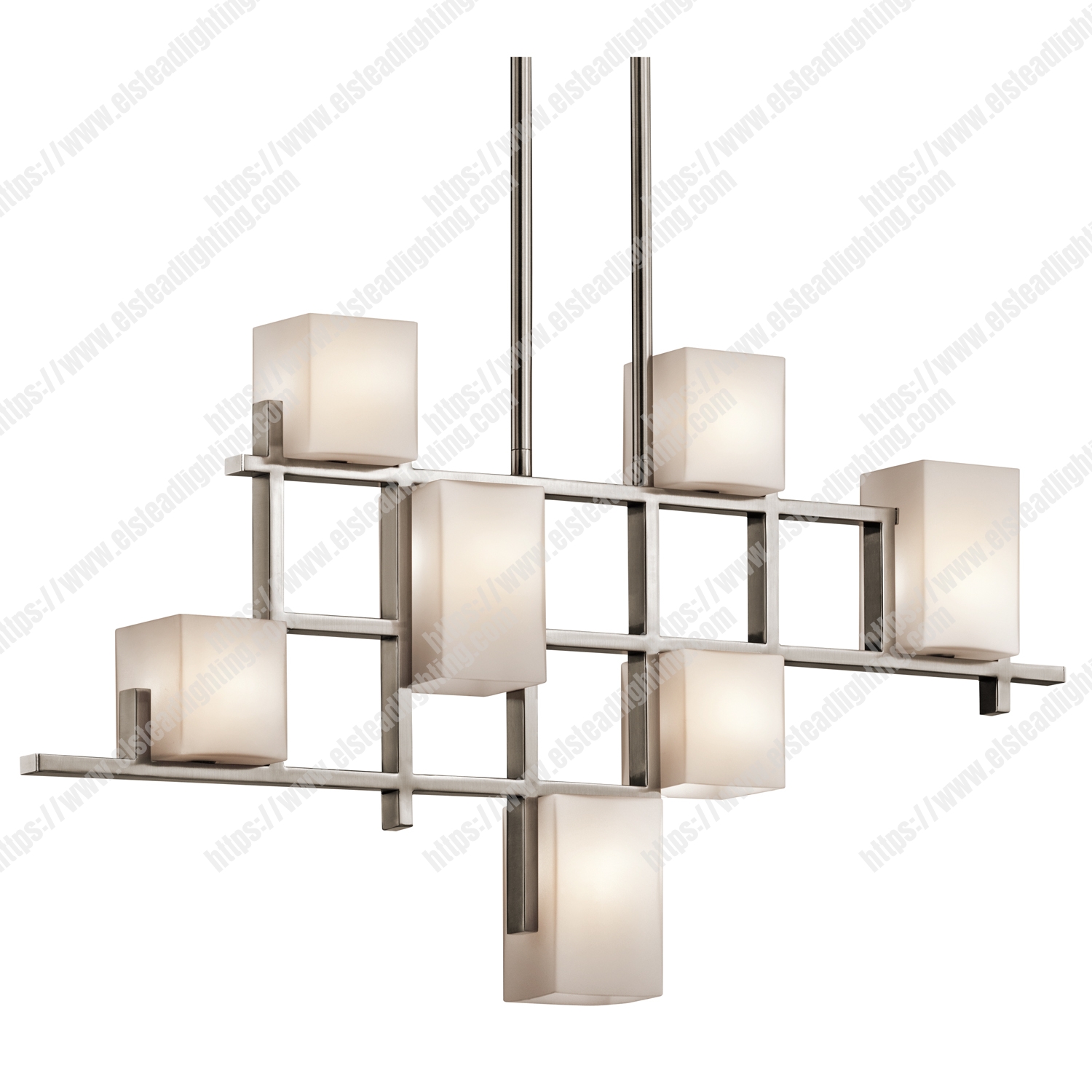 City Lights 7 Light Linear Chandelier