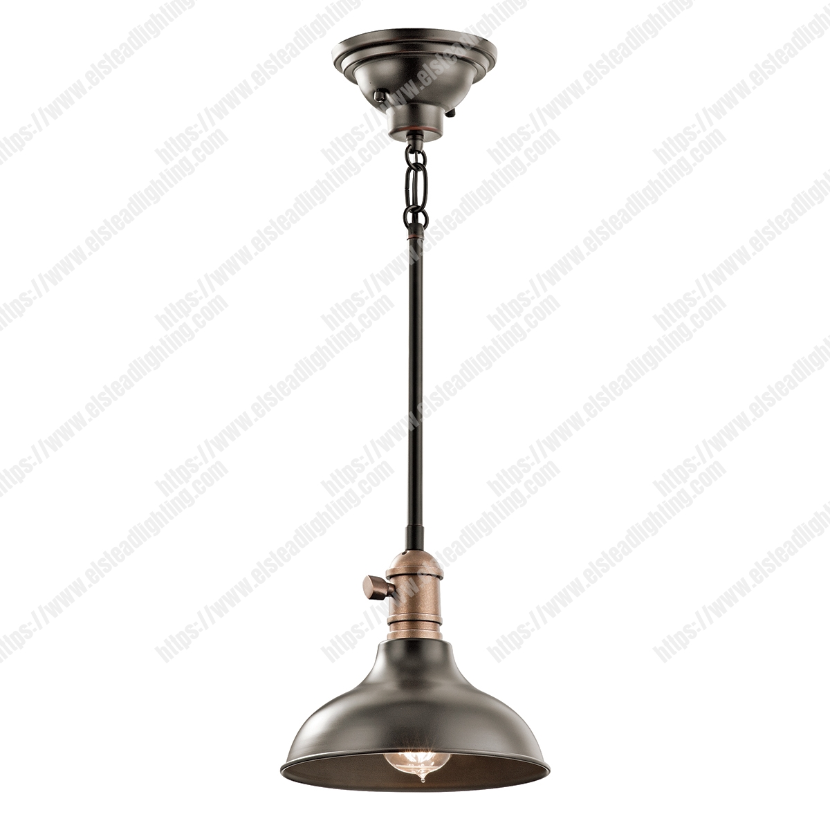 Cobson 1 Light Mini Pendant – Olde Bronze