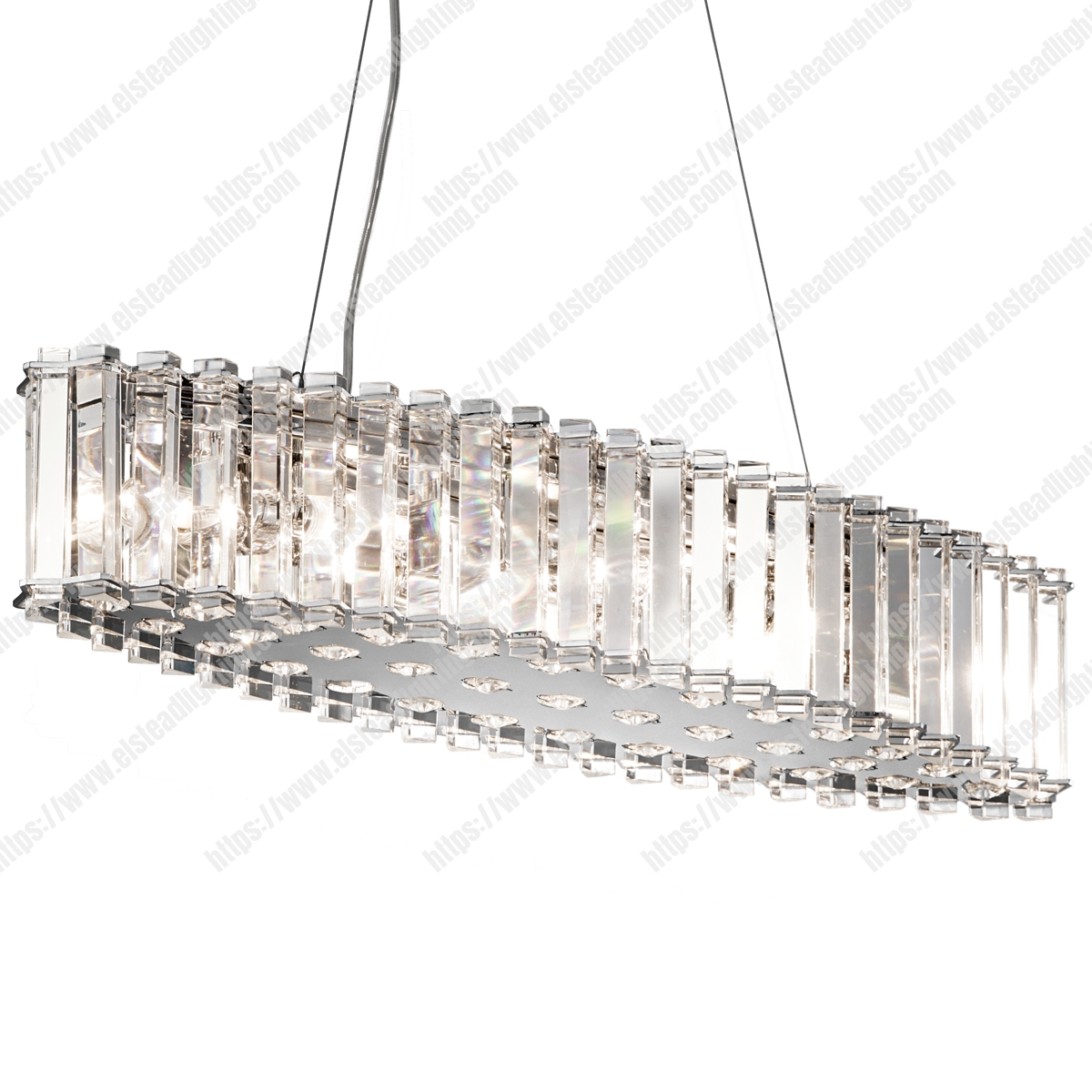 Crystal Skye 8 Light Island Chandelier