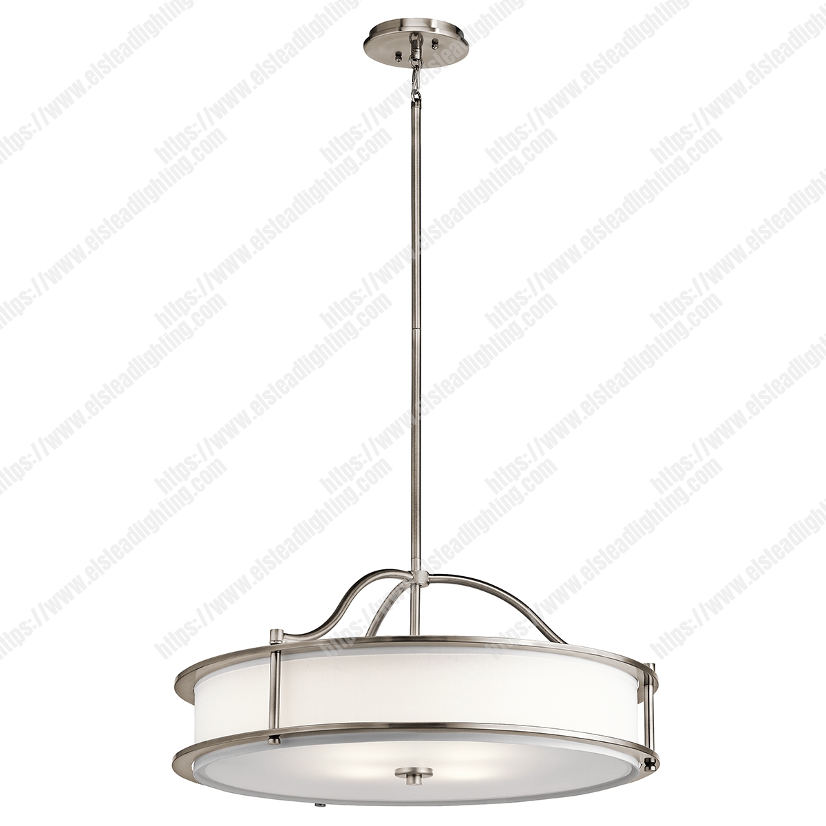 Emory 4 Light Chandelier/Semi Flush – Classic Pewter