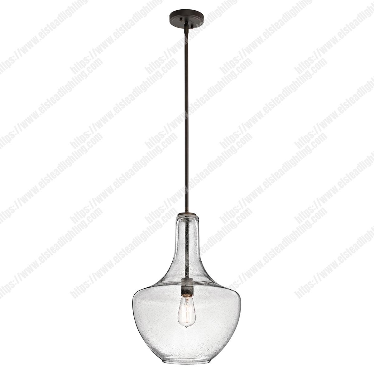Everly 1 Light Medium Pendant - Olde Bronze