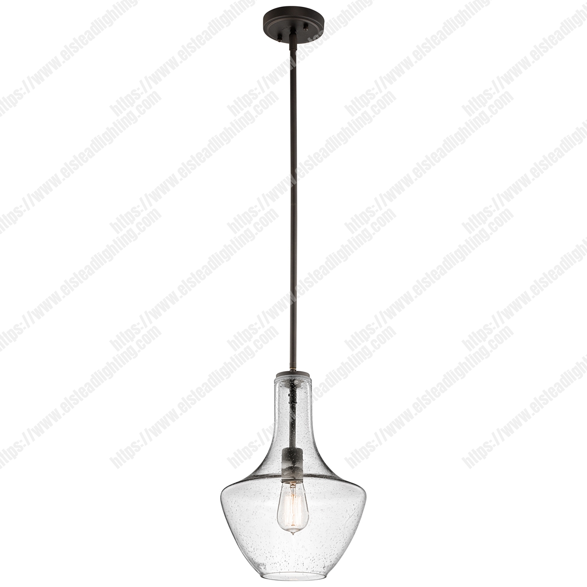 Everly 1 Light Small Pendant - Olde Bronze