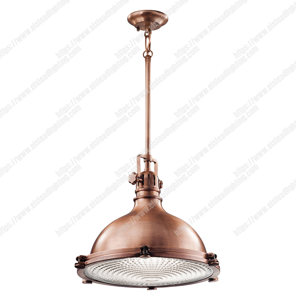 Hatteras Bay 1 Light Large Pendant – Antique Copper