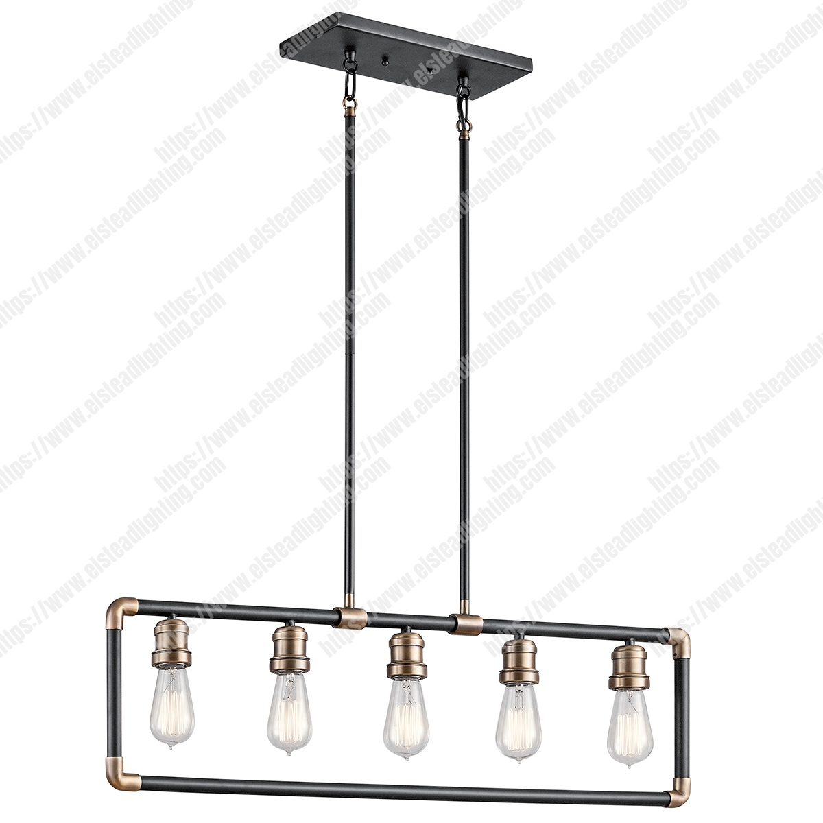 Imahn 5 Light Linear Chandelier