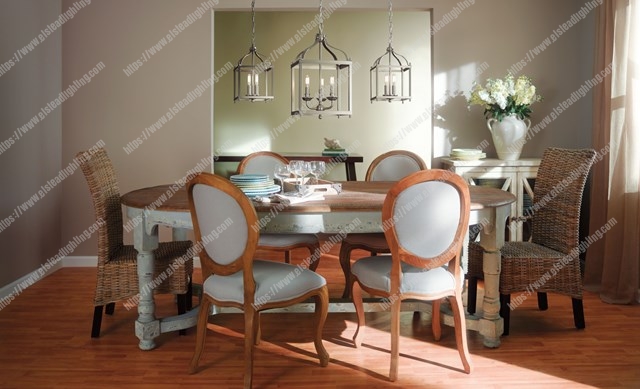 Larkin 3 Light Medium Pendant - Brushed Nickel
