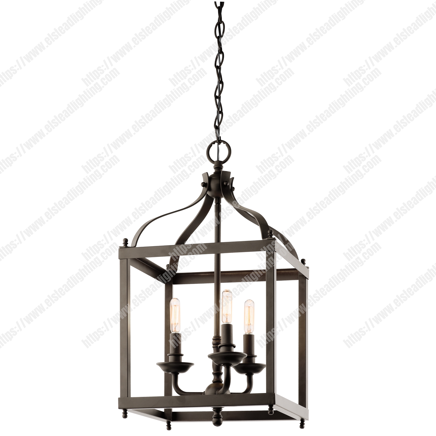 Larkin 3 Light Medium Pendant – Olde Bronze