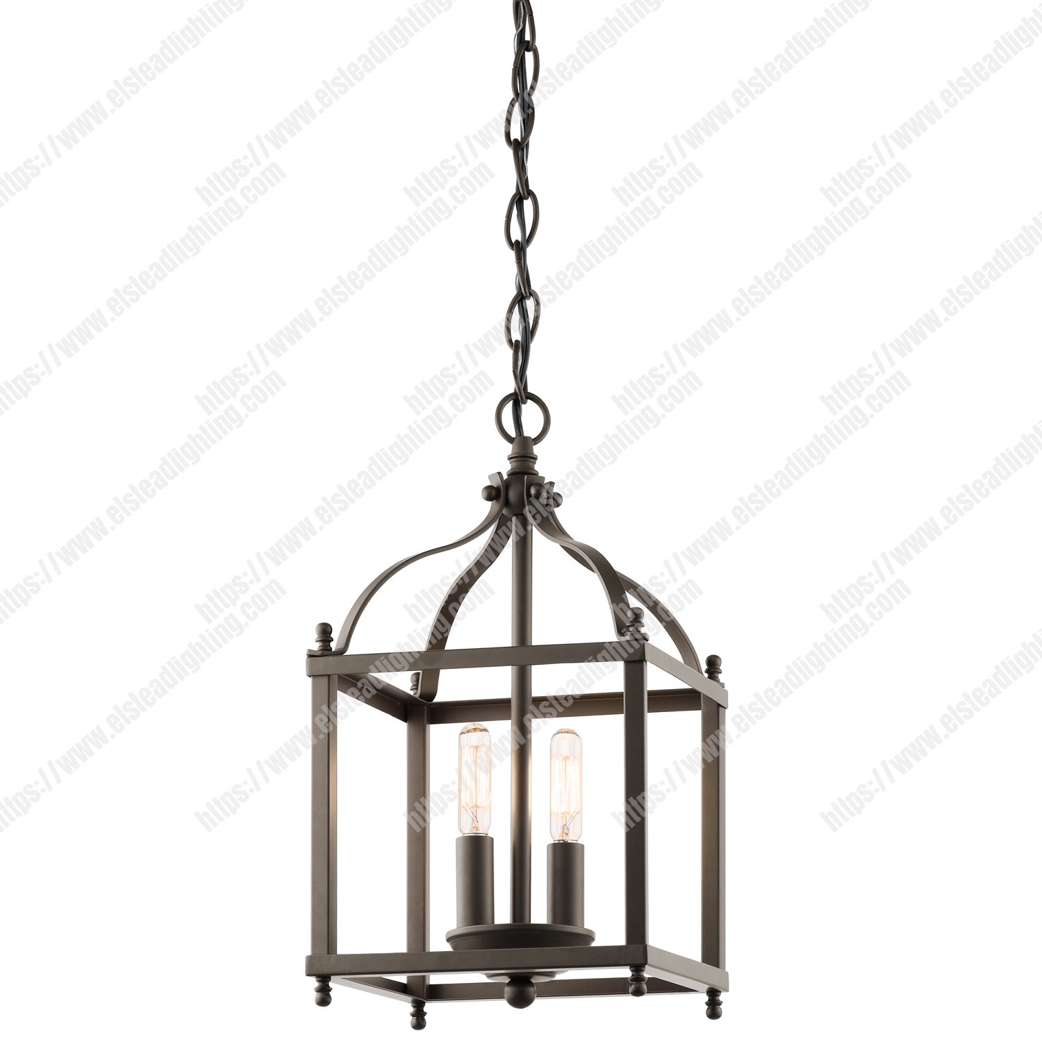 Larkin 2 Light Small Pendant – Olde Bronze
