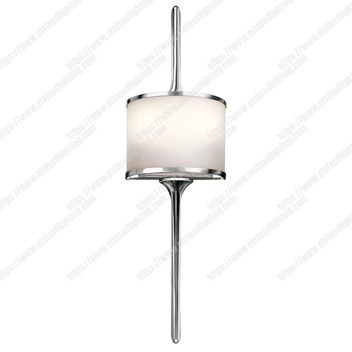 Mona 2 Light Wall Light – Polished Chrome