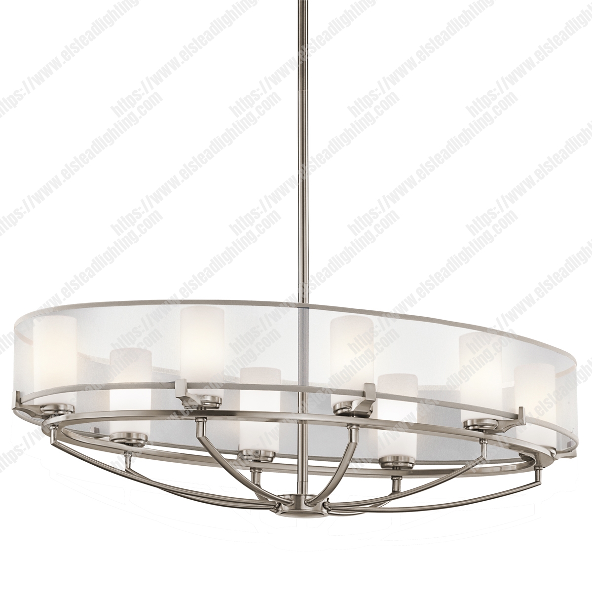 Saldana 8 Light Oval Chandelier