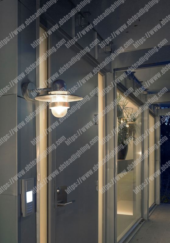 Bergen 1 Light Wall Lantern - Galvanised