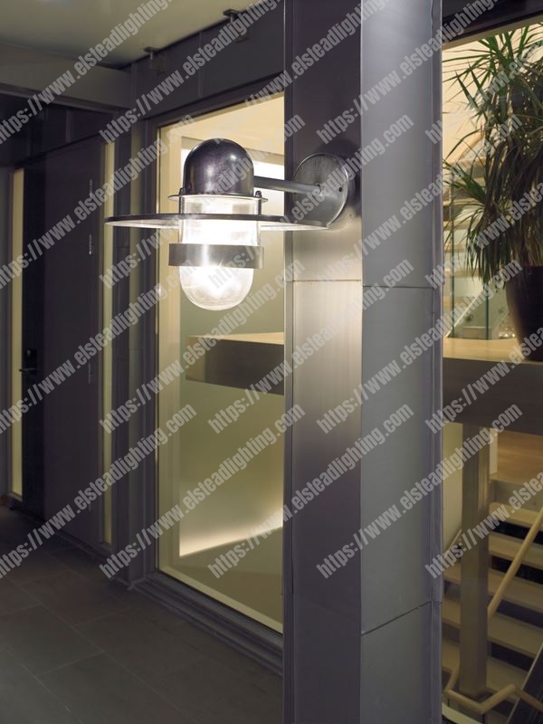 Bergen 1 Light Wall Lantern - Galvanised