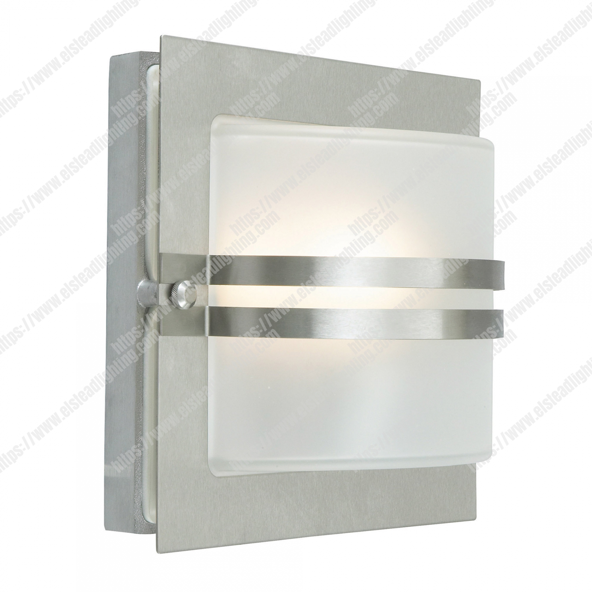 Bern 1 Light Wall Lantern – Stainless Steel With Clear Glass
