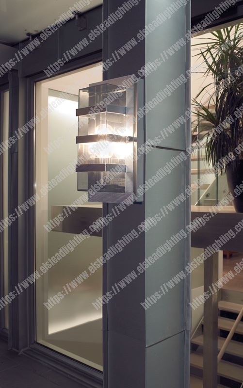 Boden 1 Light Wall Light - Galvanised With Clear Glass
