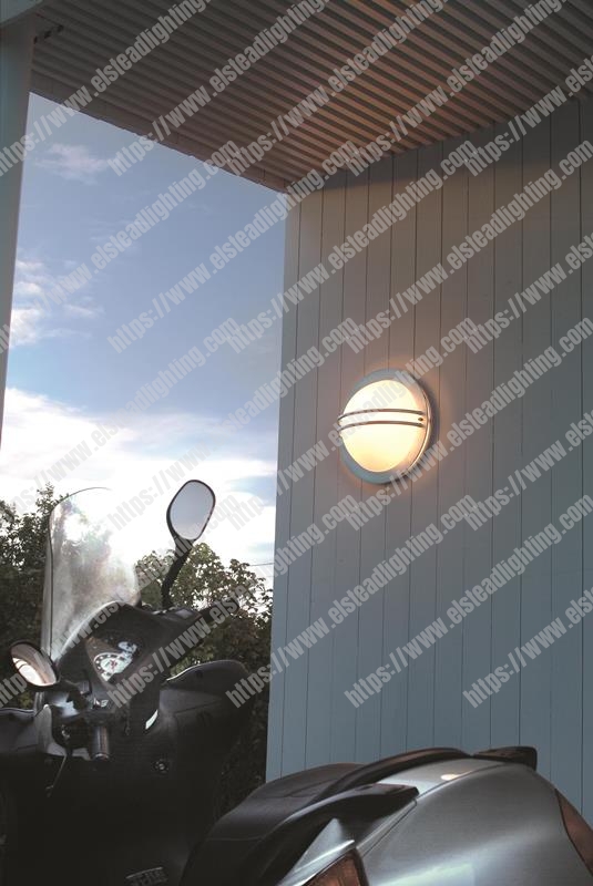 Bremen 1 Light Wall Lantern - Galvanised With Opal Glass