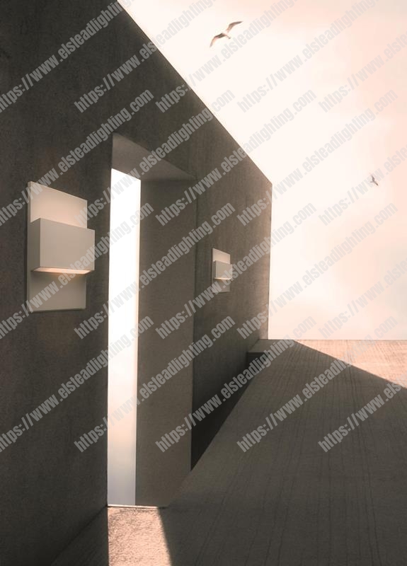 Geneve E27 Wall Lantern - White