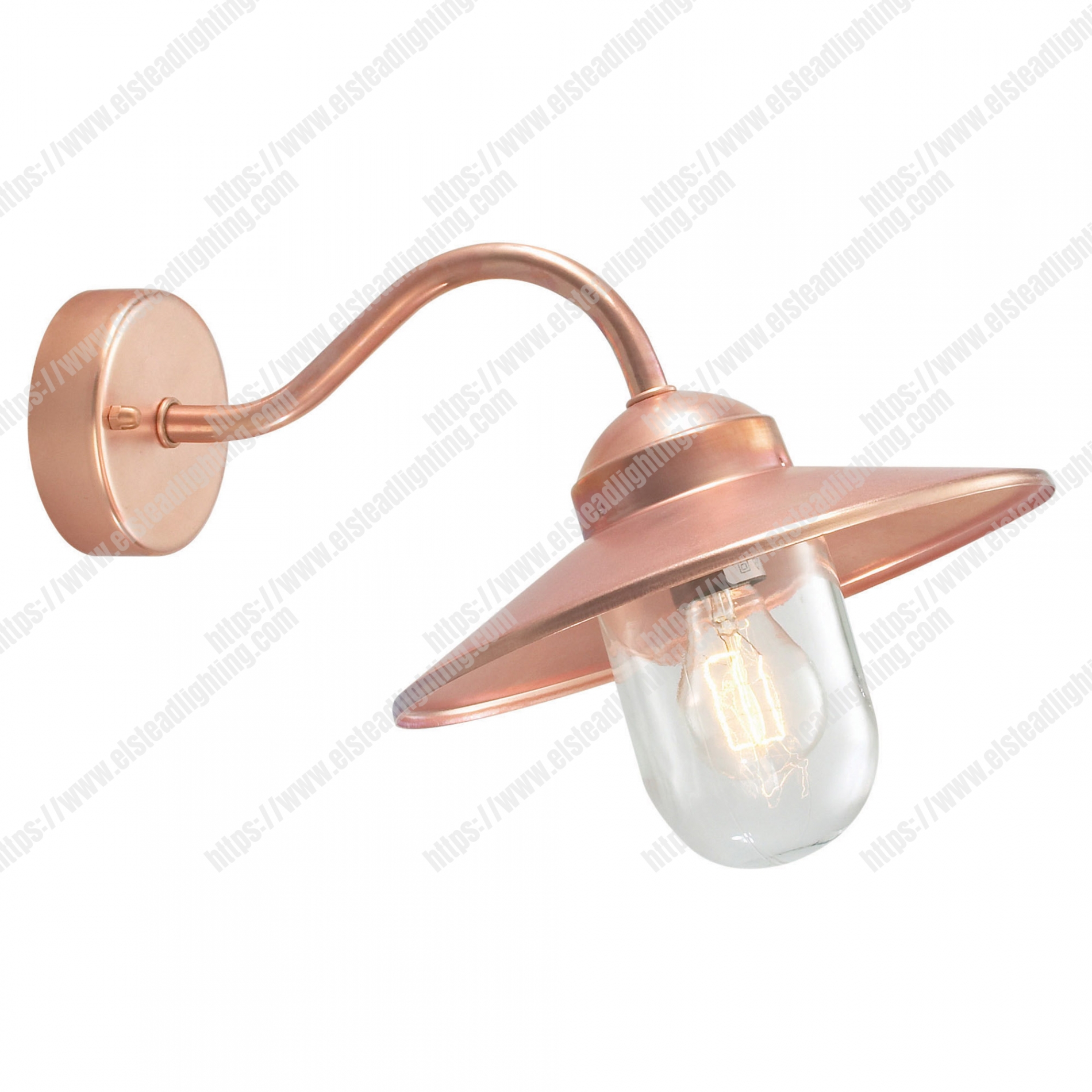 Karlstad 1 Light Wall Lantern - Copper