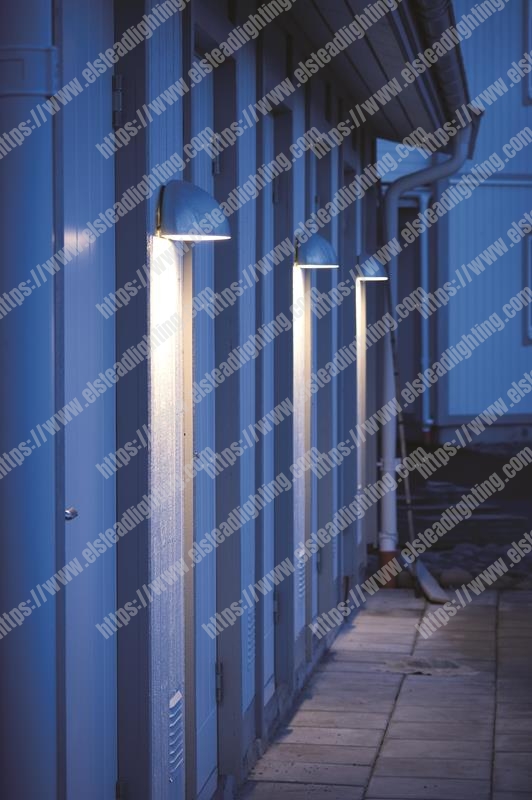 Paris 1 Light Wall Lantern - Galvanised