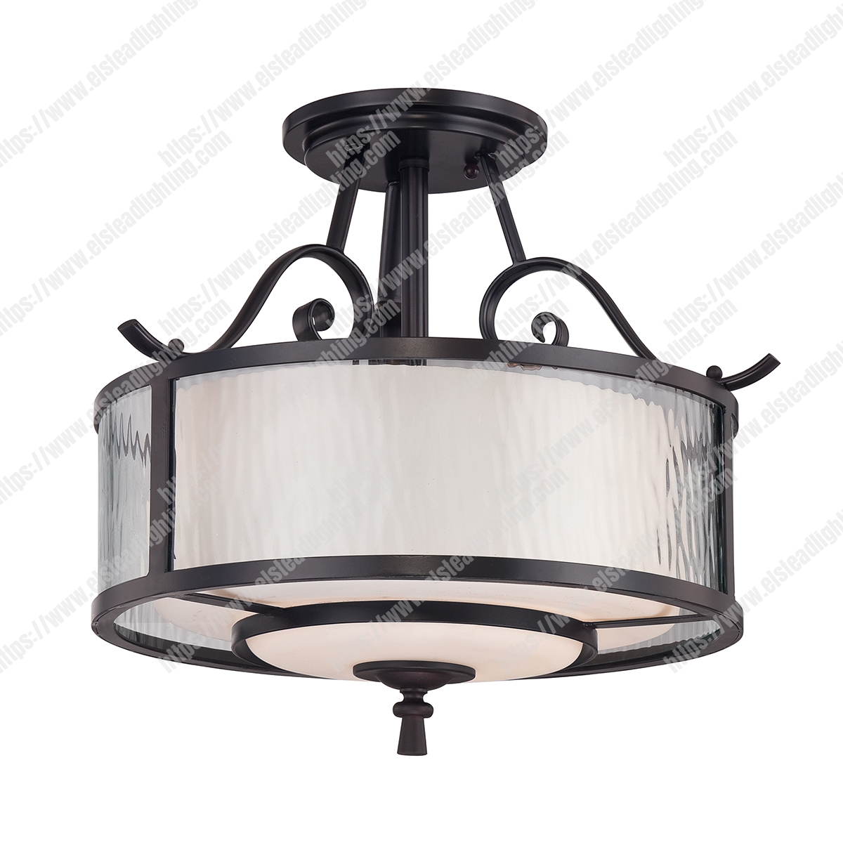 Adonis 3 Light Semi-Flush Light