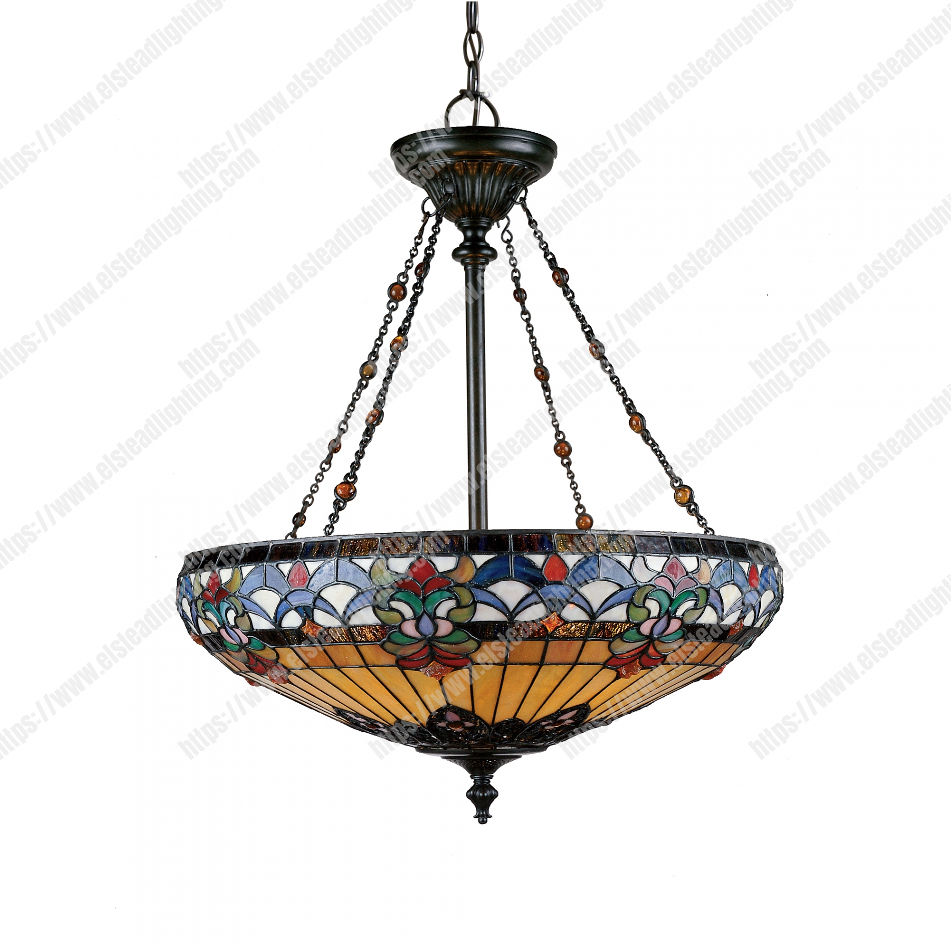 Belle Fleur 4 Light Pendant