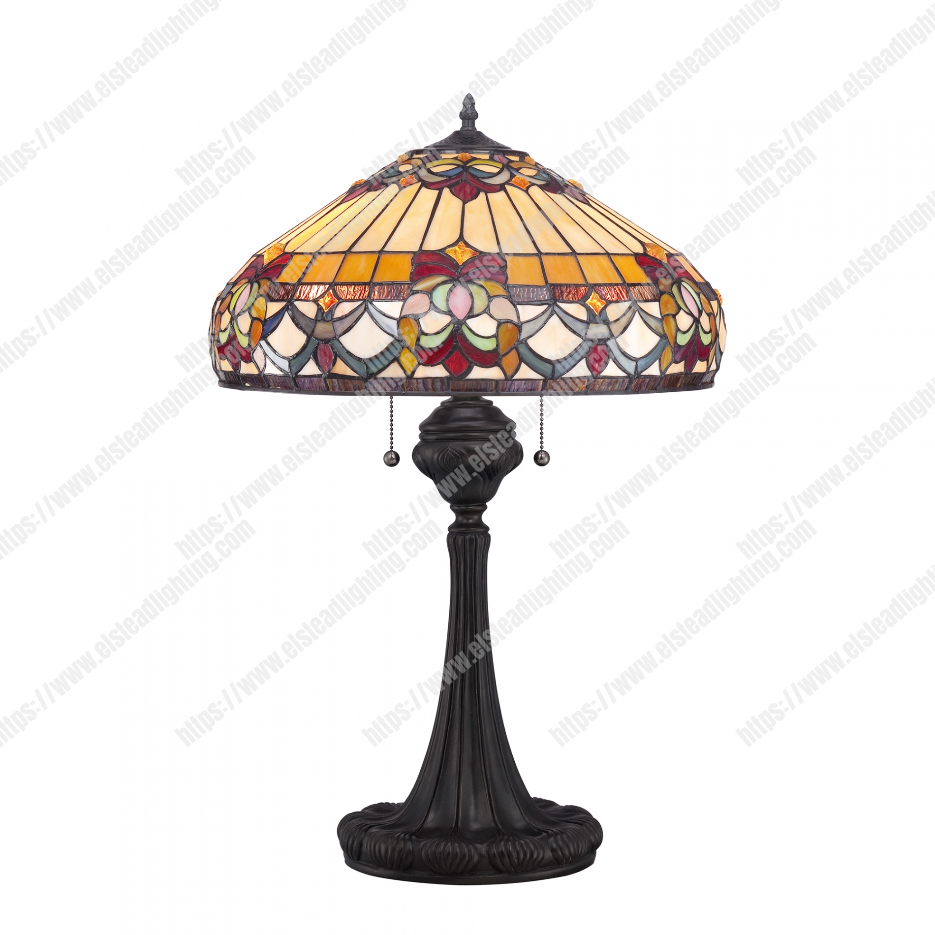 Belle Fleur 2 Light Table Lamp