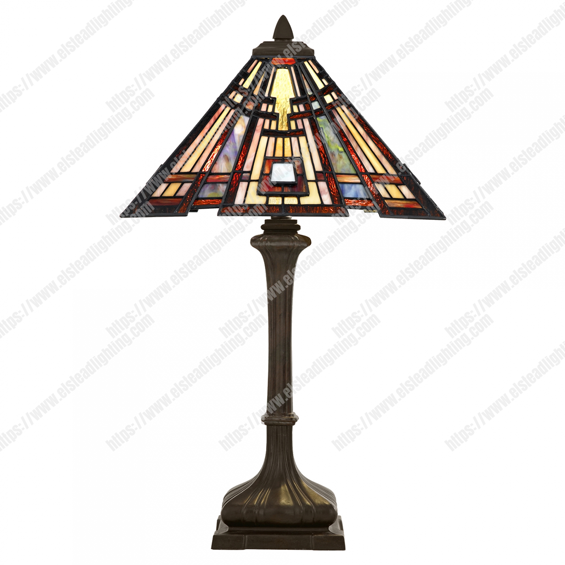 Classic Craftsman 2 Light Table Lamp