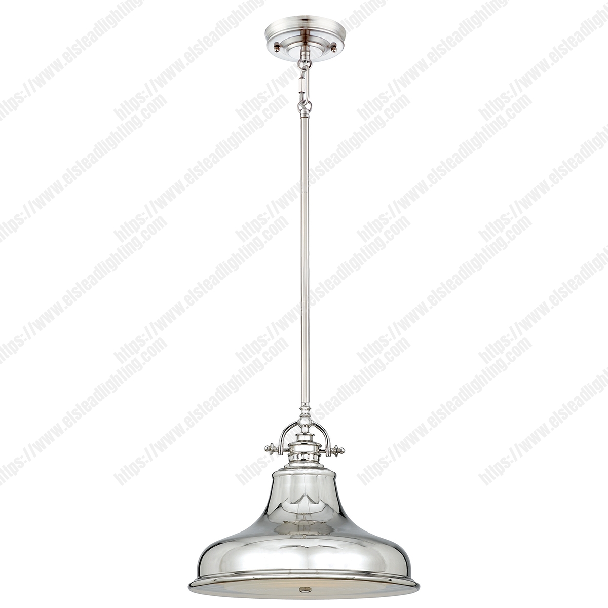 Emery 1 Light Medium Pendant – Imperial Silver
