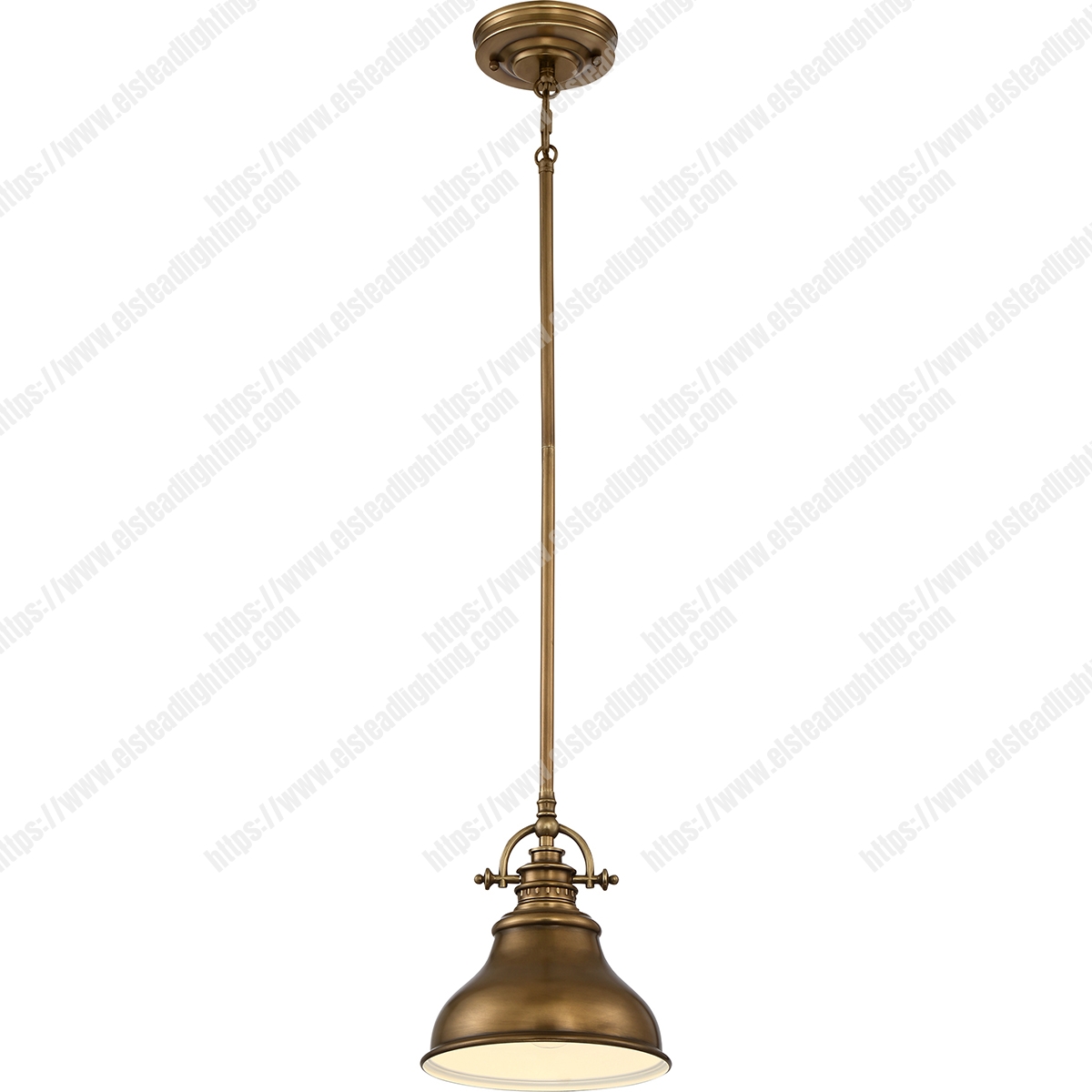 Emery 3 Light Island Chandelier – Weathered Brass