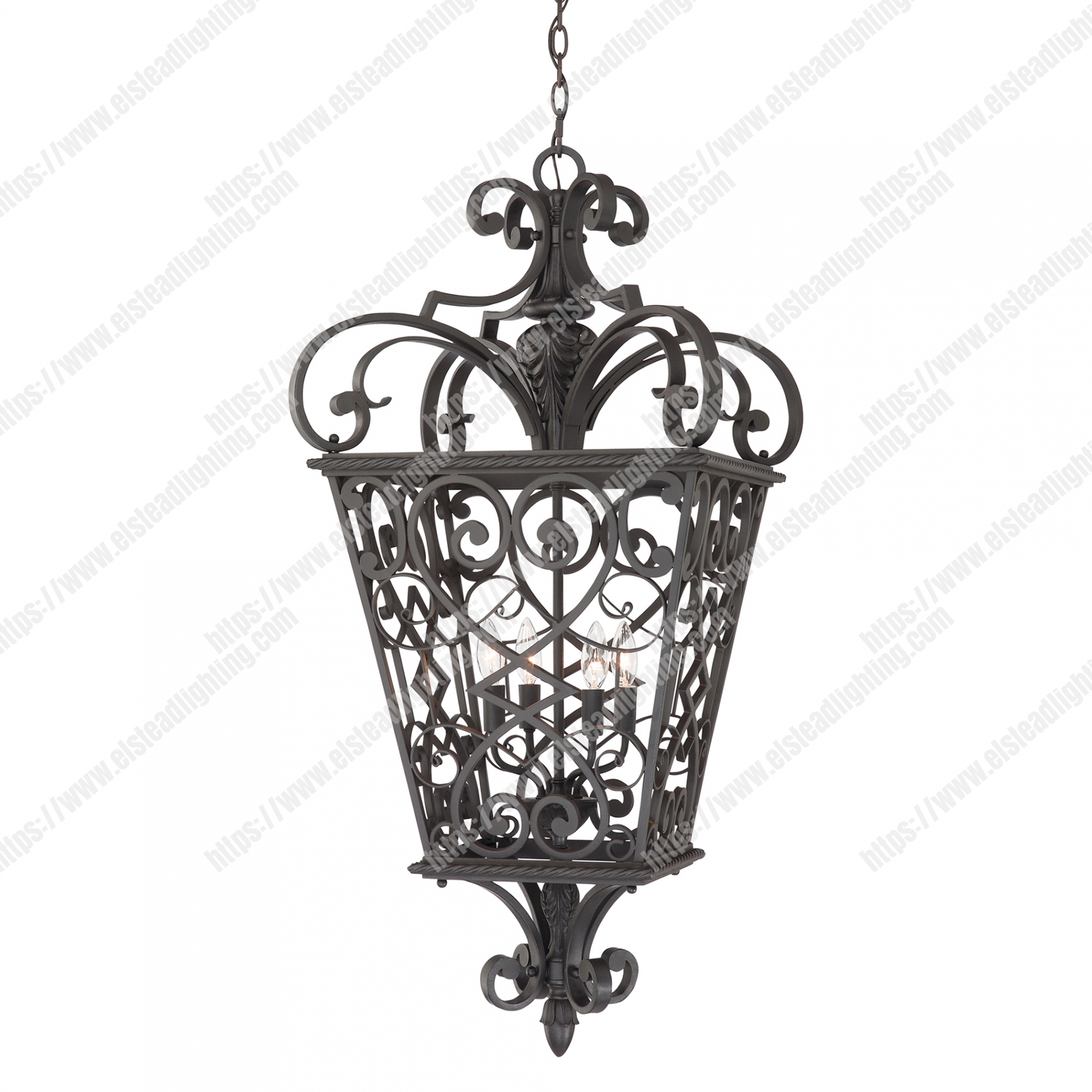Fort Quinn 4 Light Chain Lantern