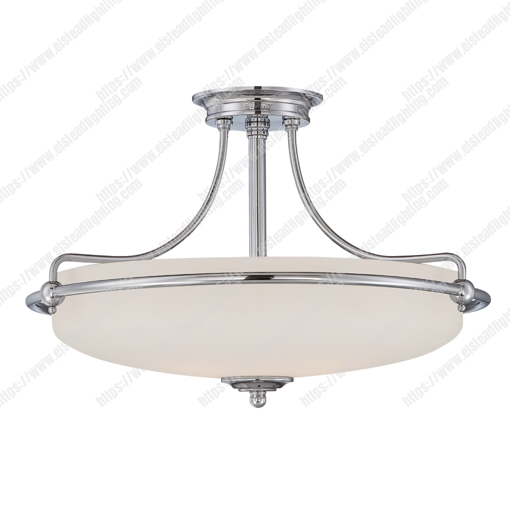 Griffin 4 Light Semi-Flush Light – Antique Nickel