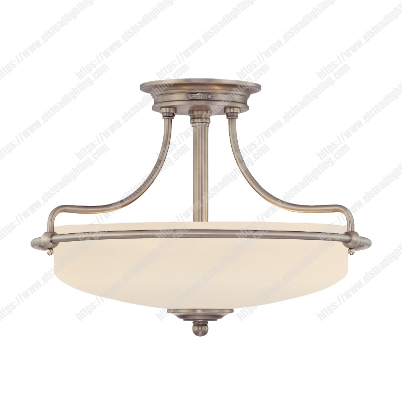 Griffin 3 Light Semi-Flush Light - Polished Chrome