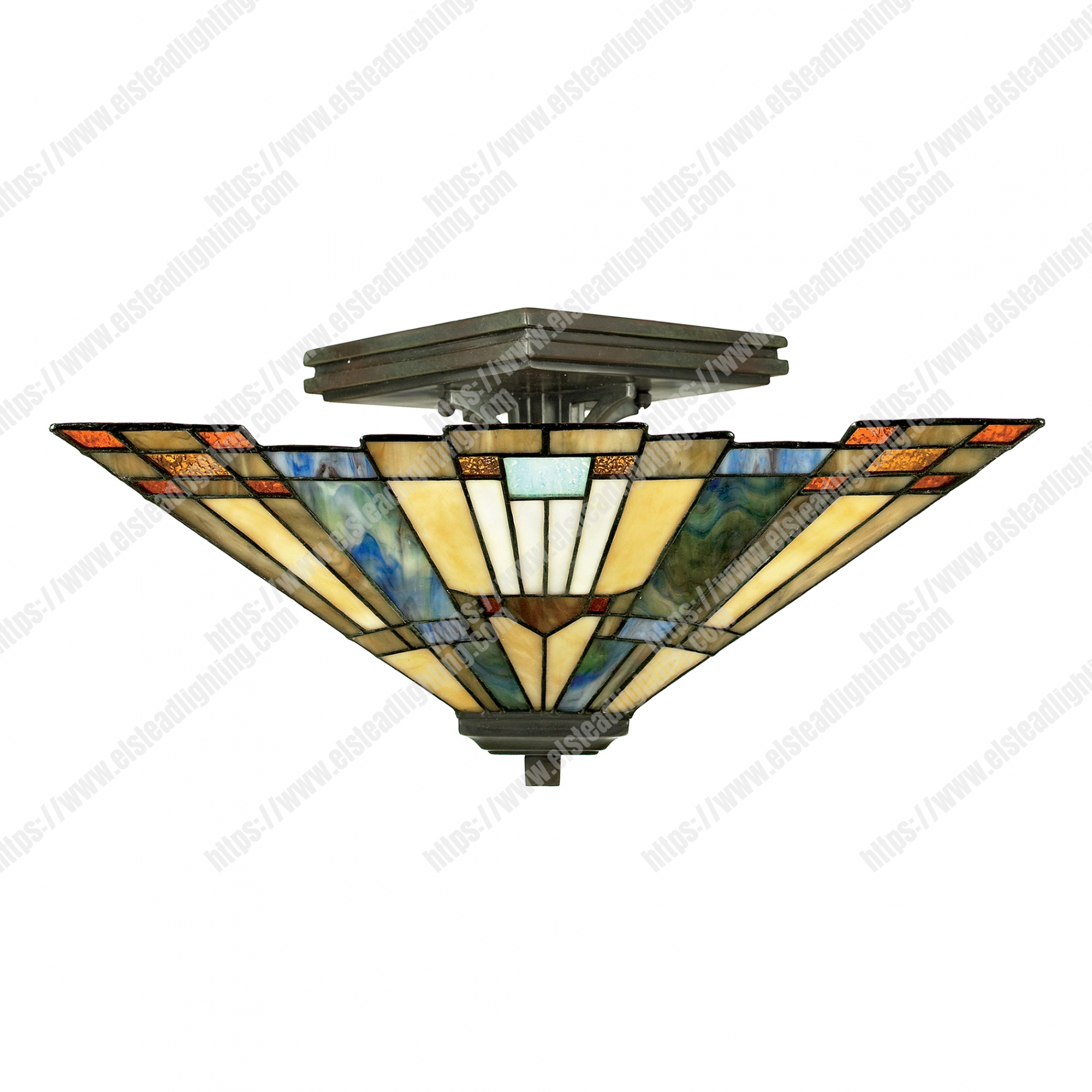 Inglenook 2 Light Semi-Flush