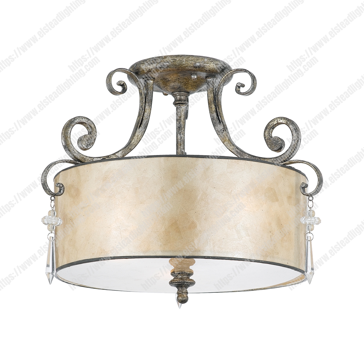 Kendra 3 Light Semi-Flush Light