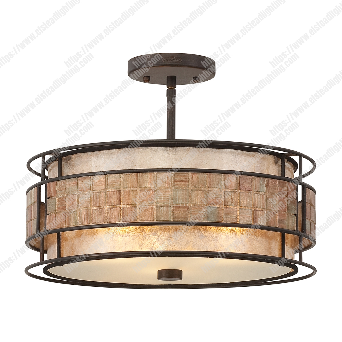 Laguna 3 Light Semi-Flush Light