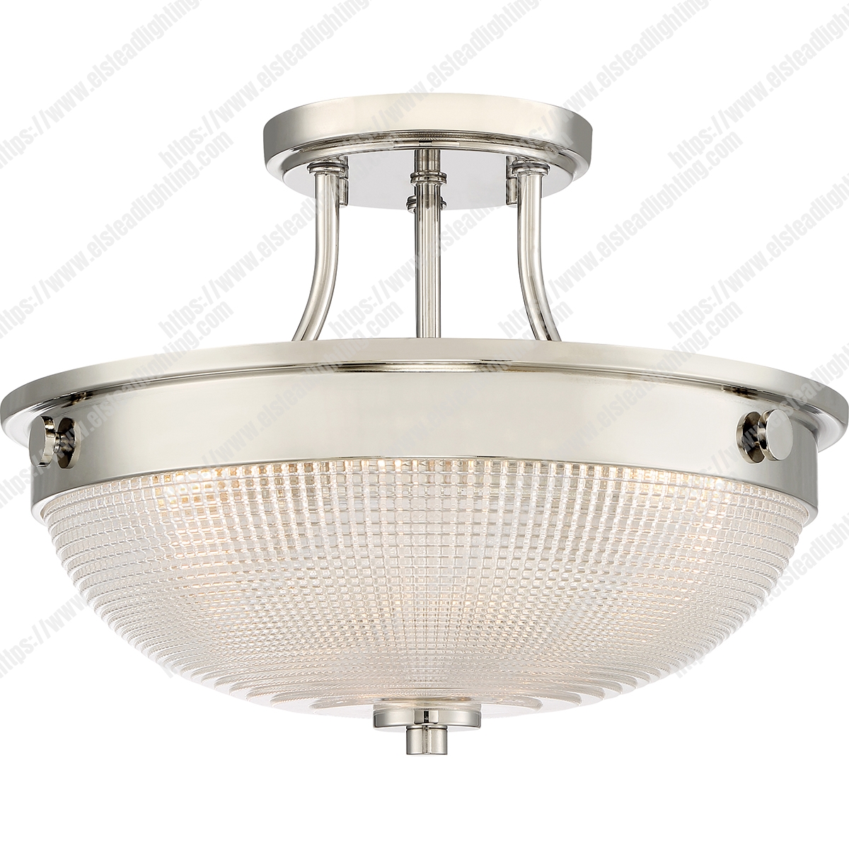 Mantle 2 Light Semi-Flush - Polished Nickel