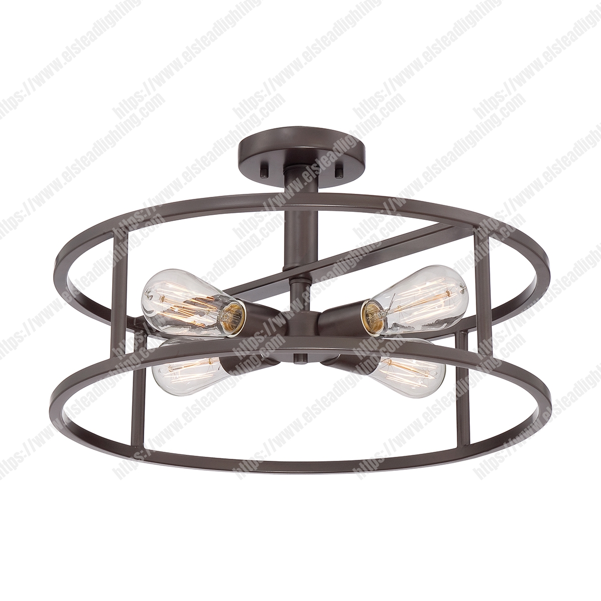 New Harbor 4 Light Semi-Flush