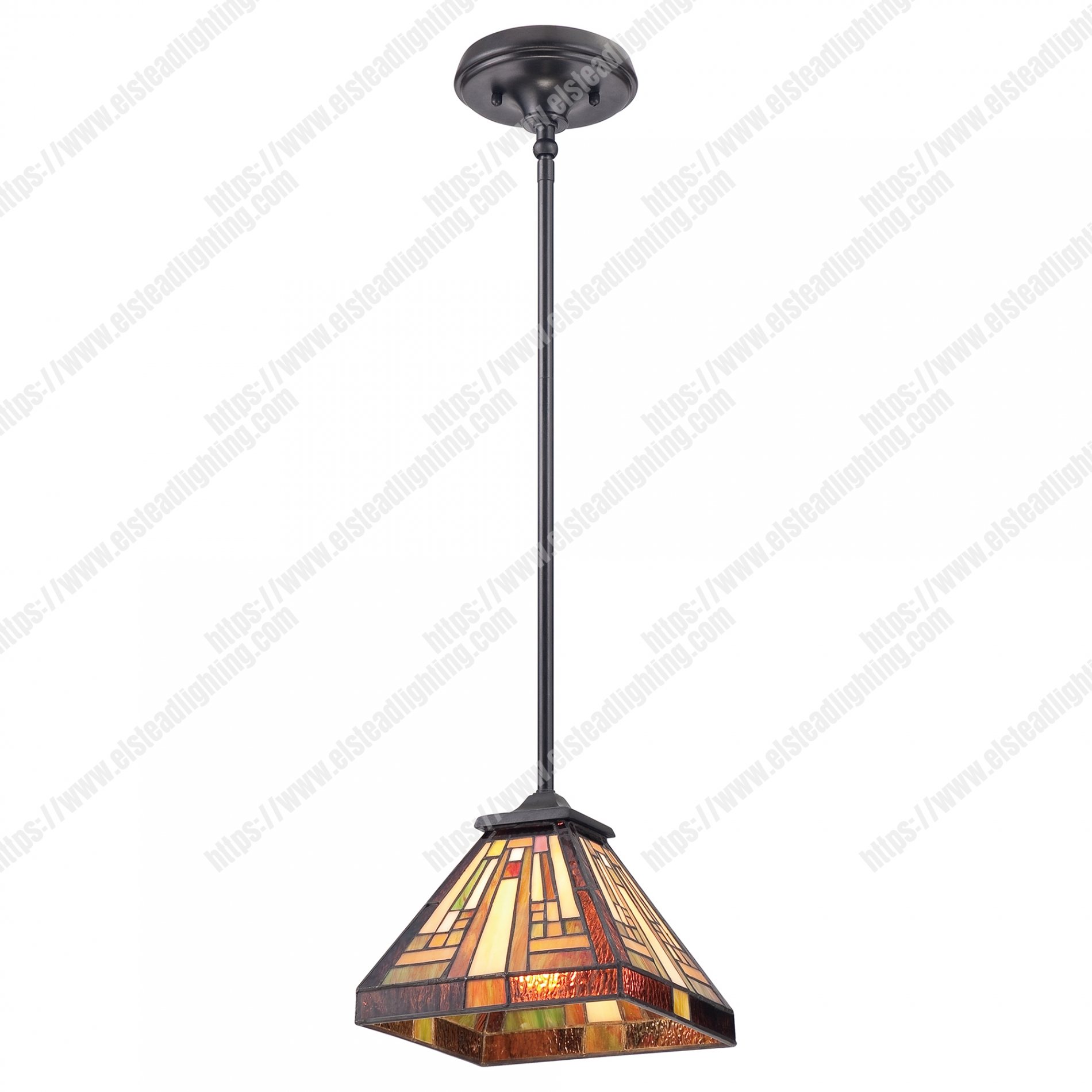 Stephen 1 Light Rod Hung Mini Pendant