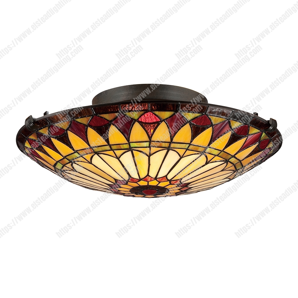 West End 2 Light Medium Floating Flush Mount