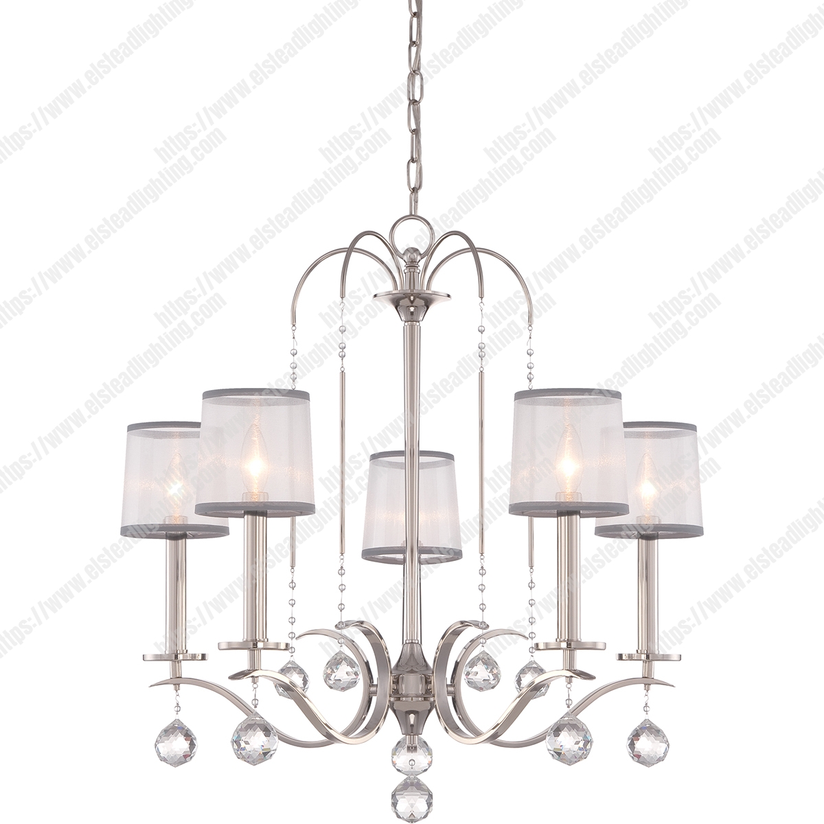 Whitney 5 Light Chandelier