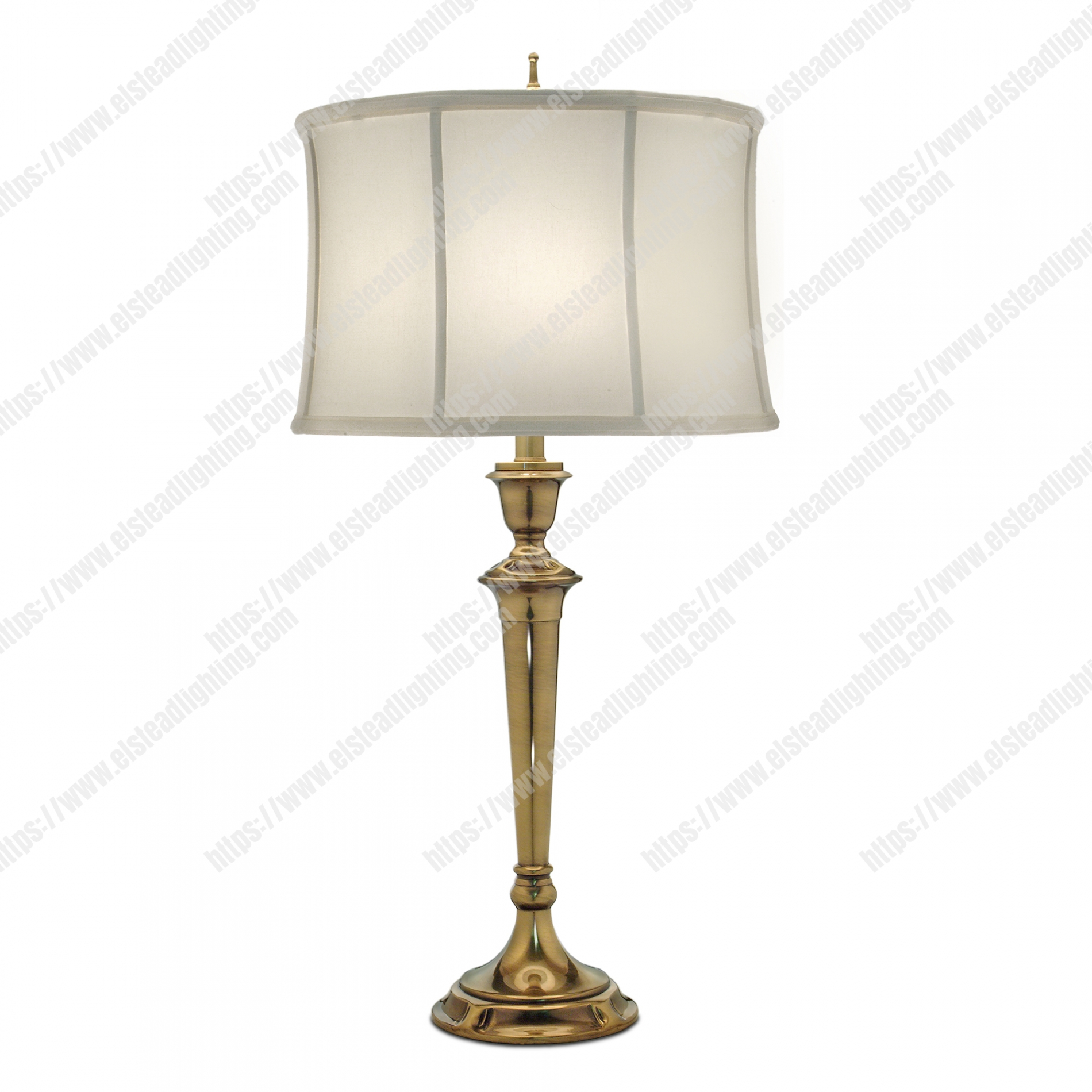 Syracuse 1 Light Table Lamp – Burnished Brass