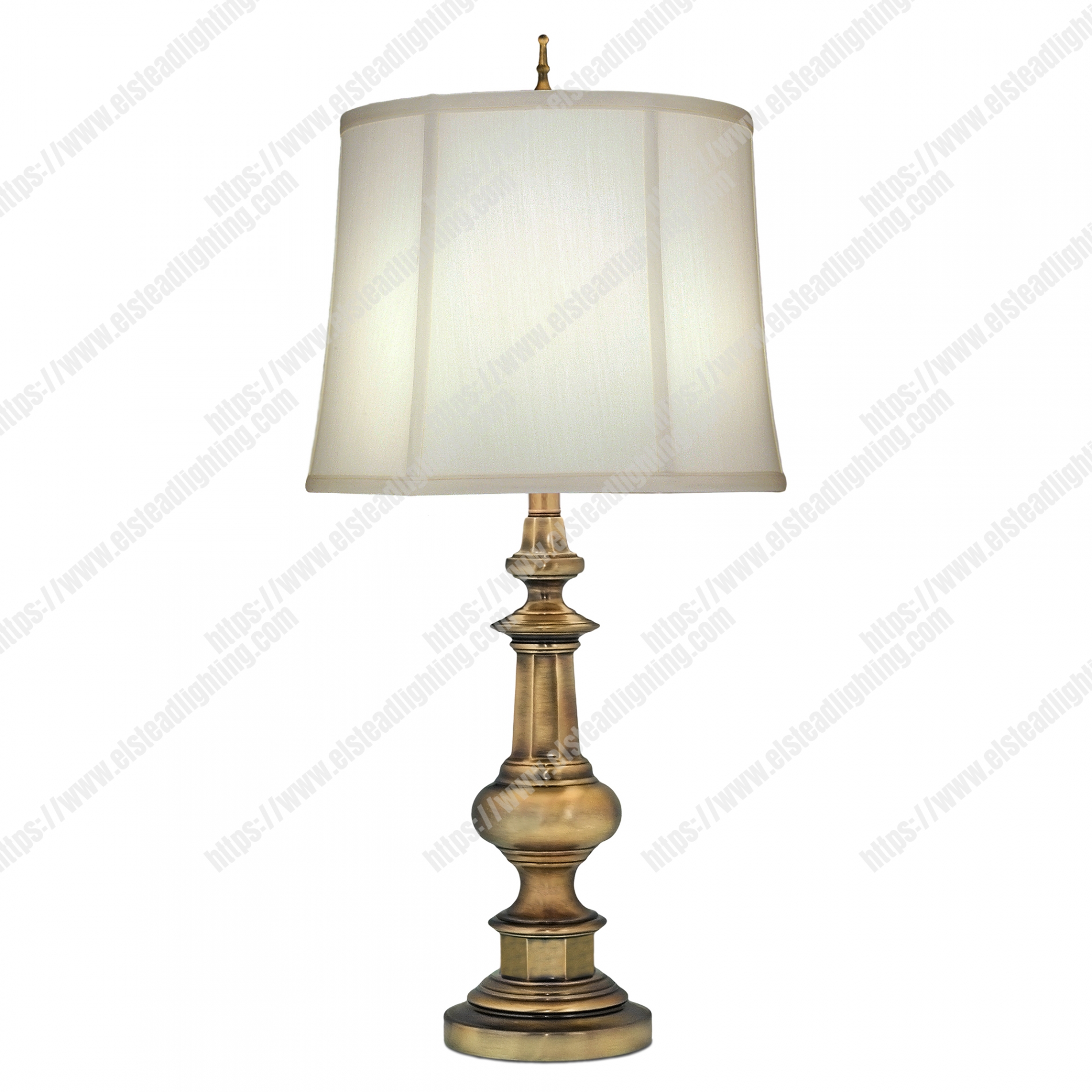 Washington 1 Light Table Lamp - Antique Brass